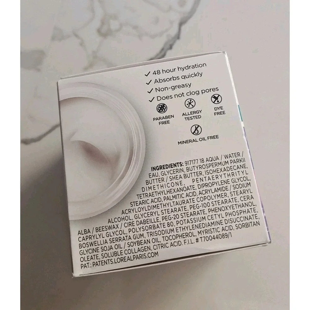 L'oreal Collagen Moisture Filler 1.7 oz Fragrance Free Lightweights Moisturizer